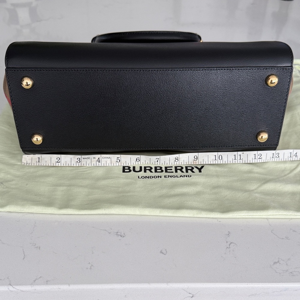 Burberry Banwell Check Bag Black - Picture 15 of 16